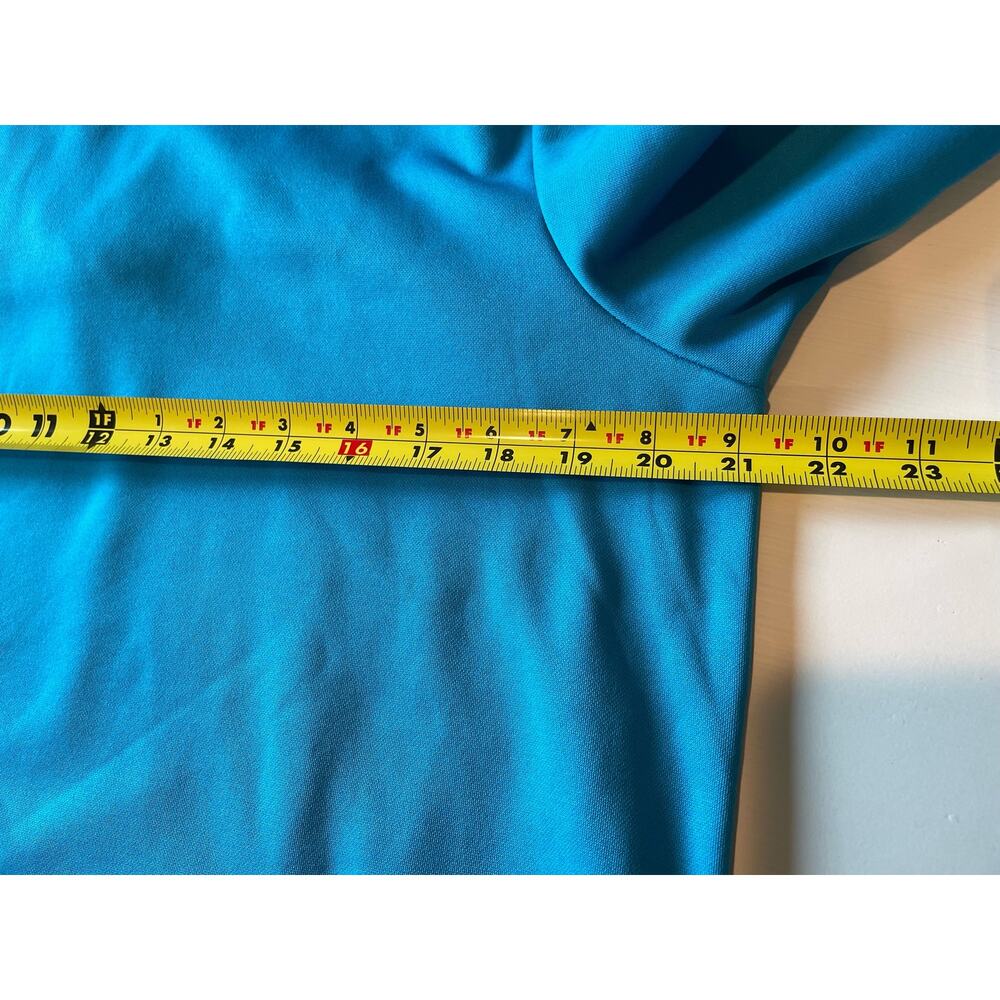 Xersion Fleece Hoodie Men's Size M Pullover Quick-Dri Blue Athleisure Workout - Picture 4 of 5